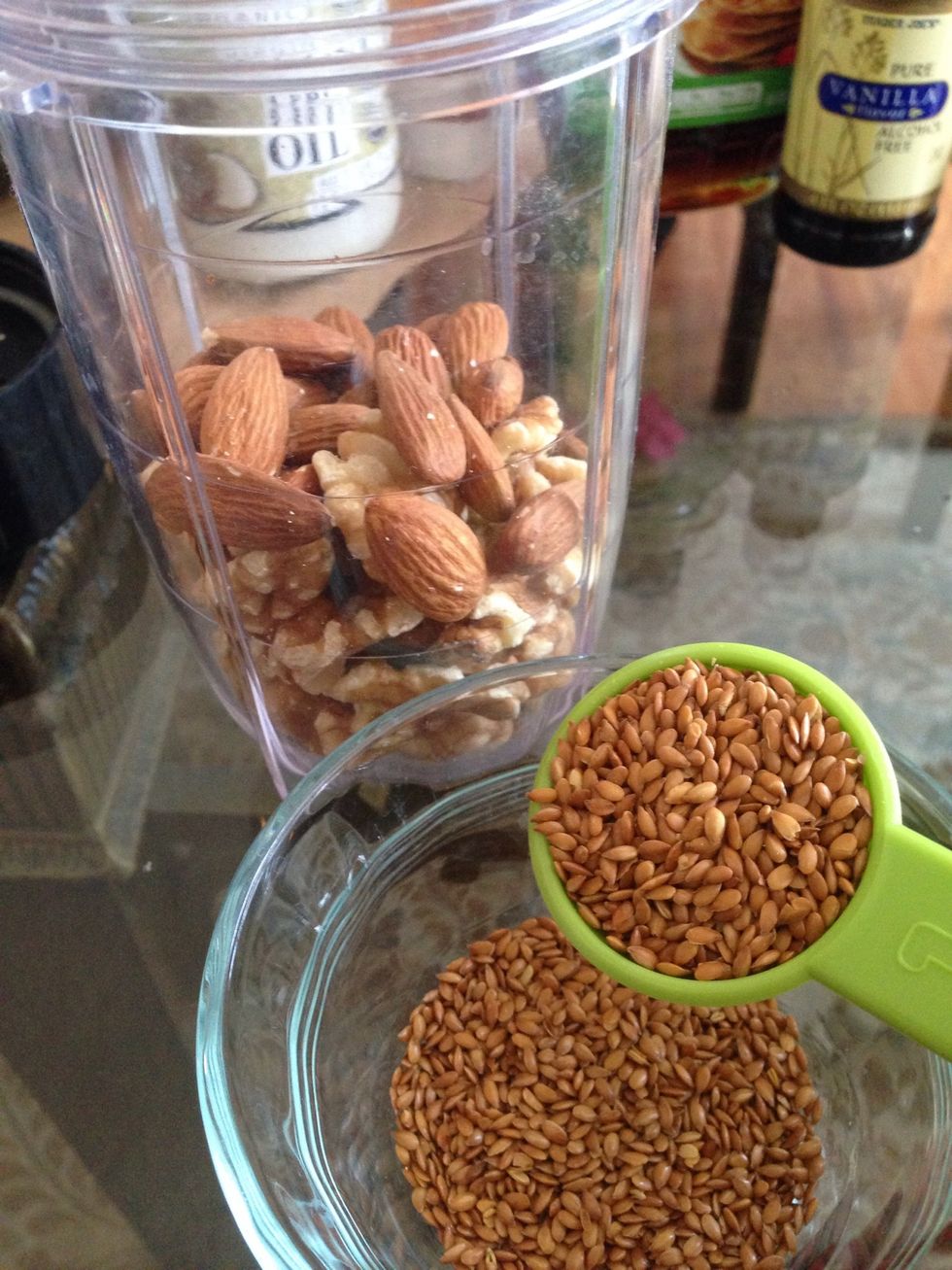 CRUST: and your flax seeds.