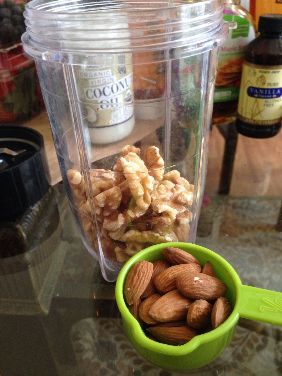 CRUST: then, add in your almonds
