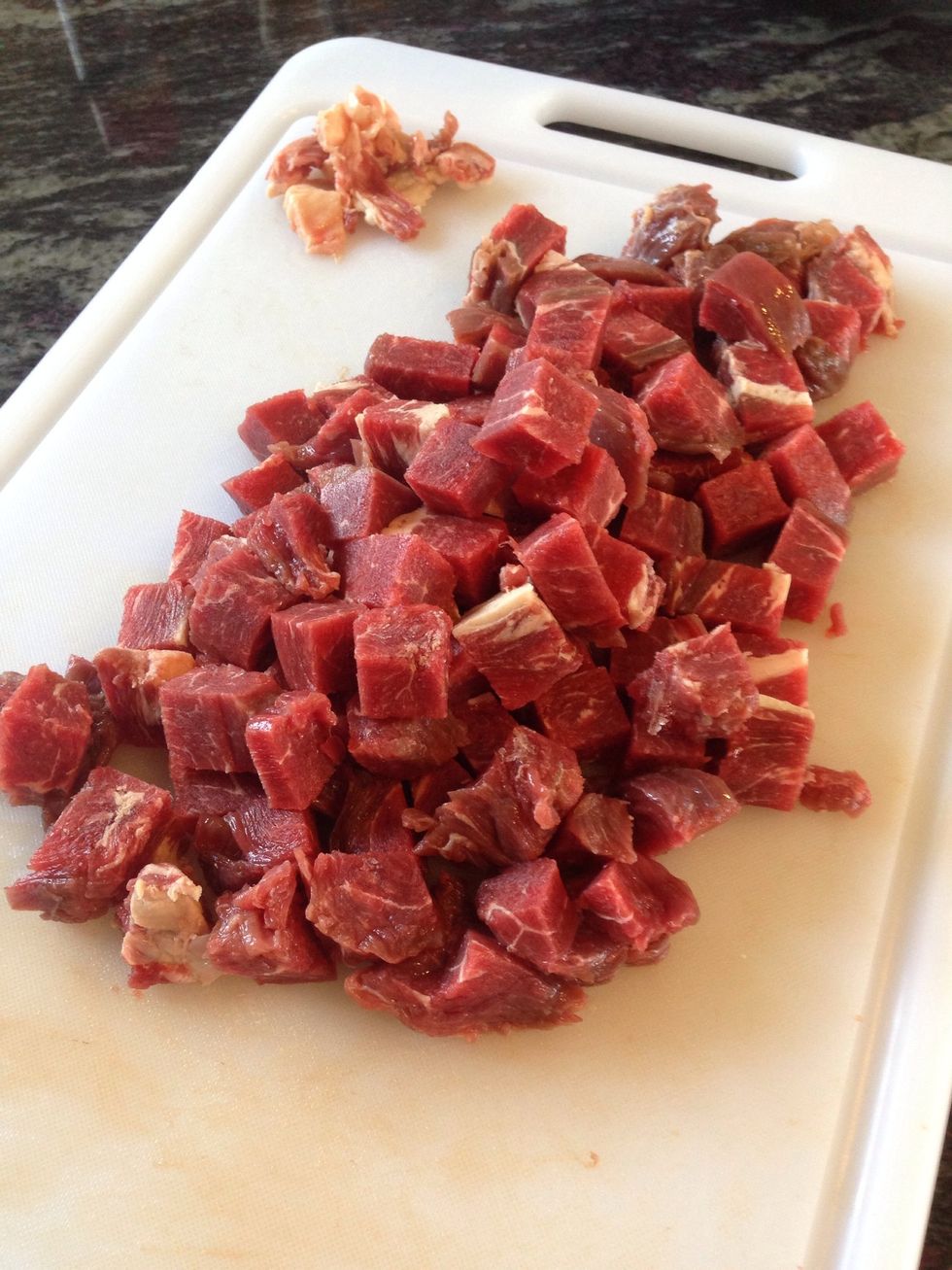 Cube your roast or get it pre-cubed.