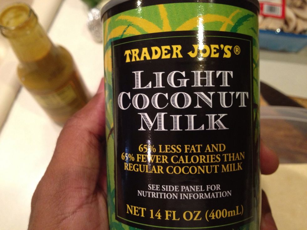 Cup Light Coconut Milk (about half the can)
