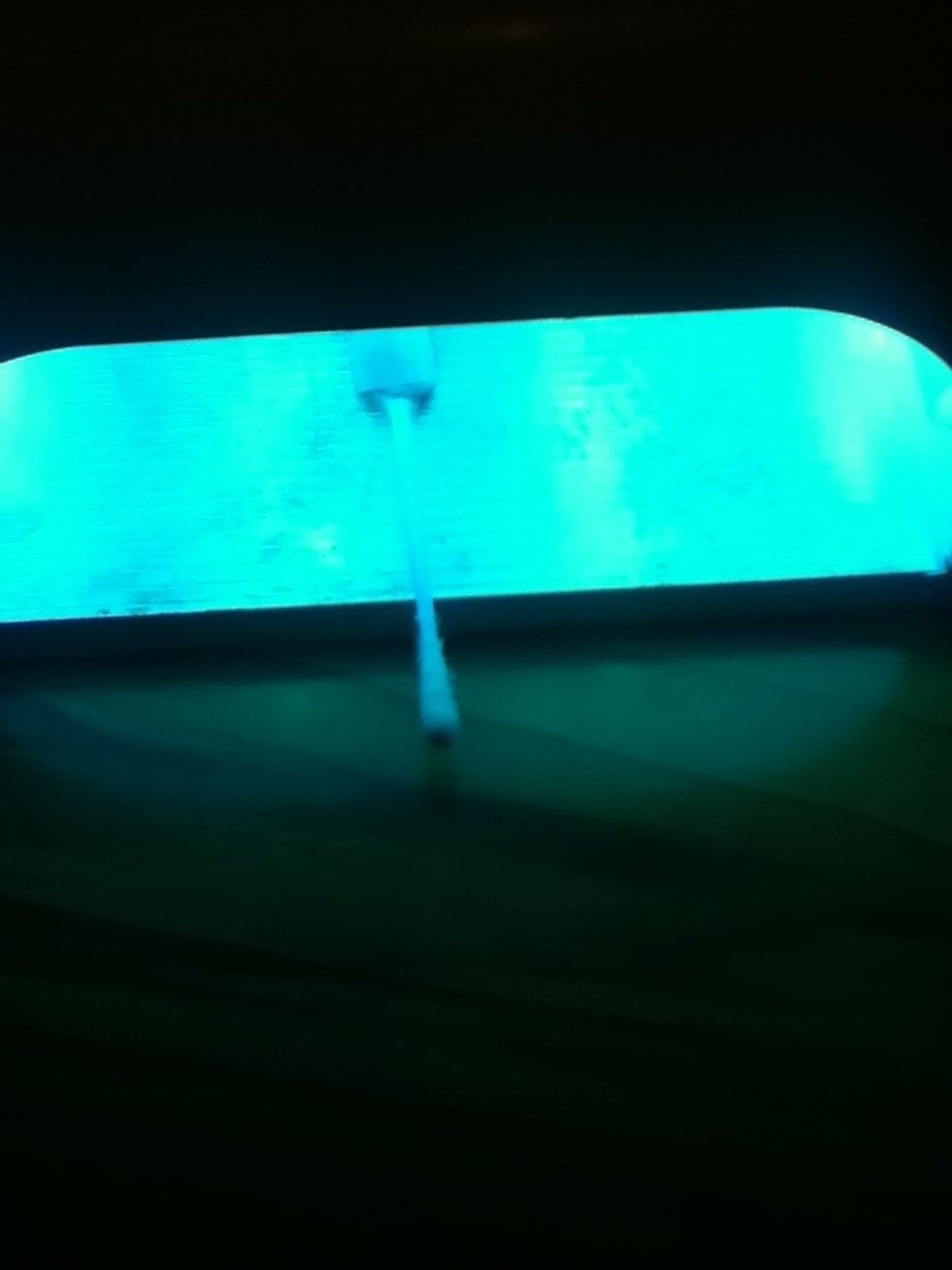 cure for 2 mins.. don't worry last curing time!