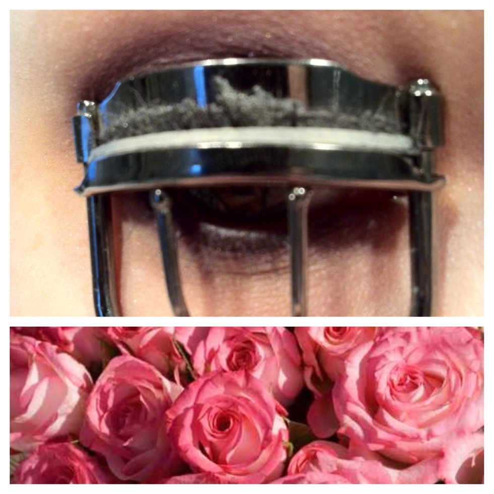 Curl your lashes. I curl mine for at least 20 seconds each eye.