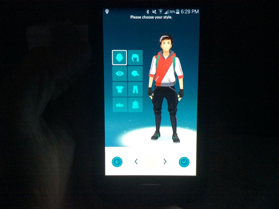 Customize what you want your person to look like