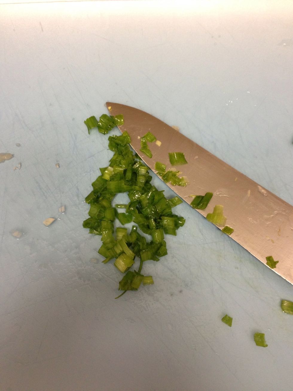 Cut 1 green onion