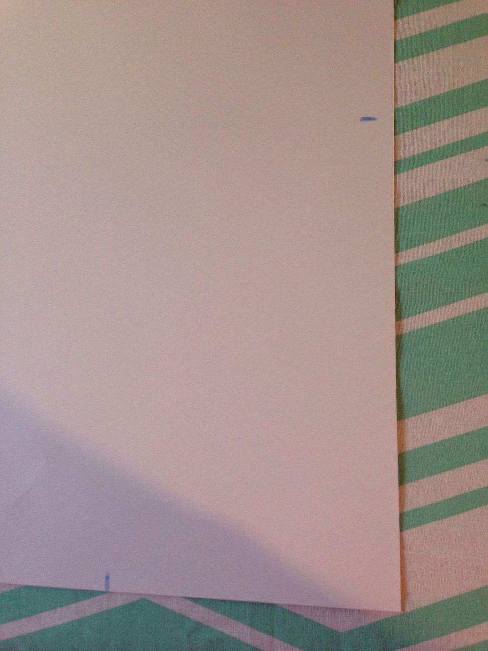 Cut 8 by 4 rectangles out of paper