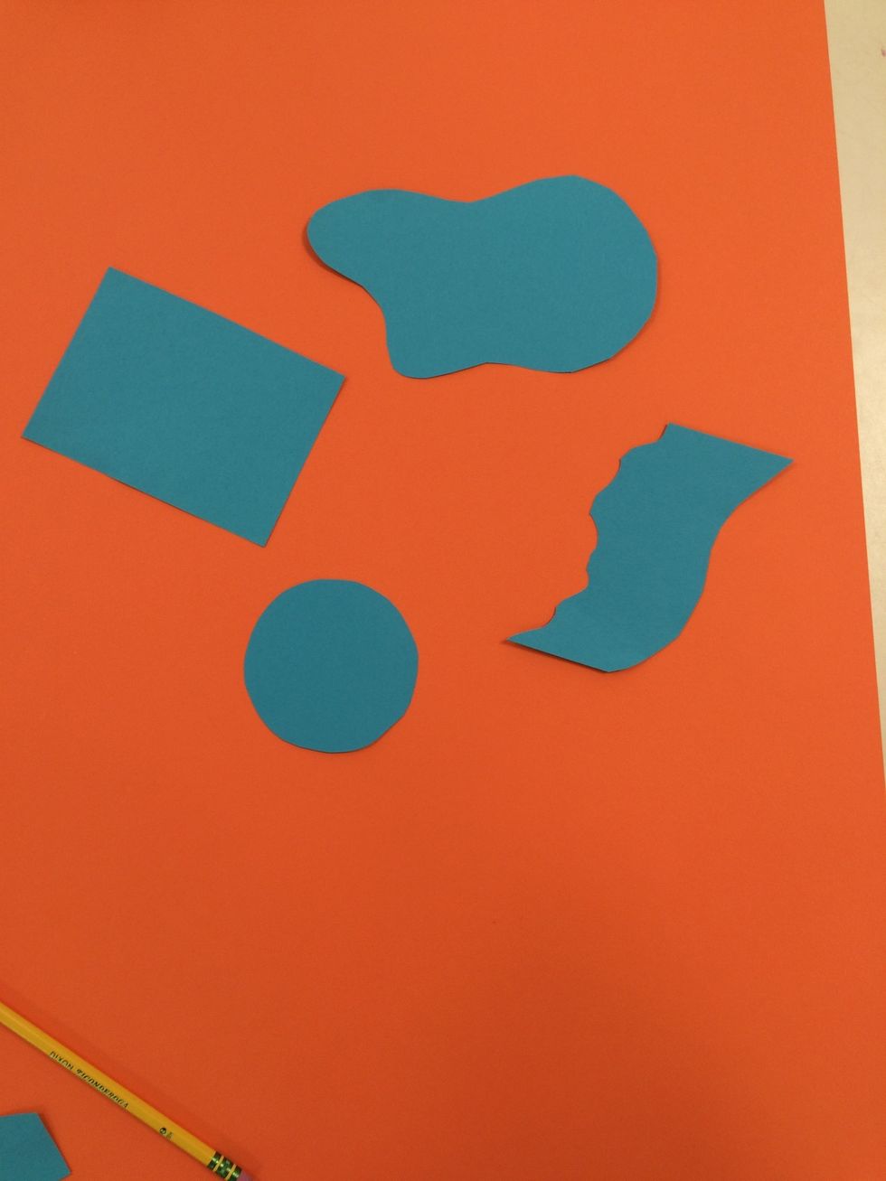 Cut a base for your paper relief.