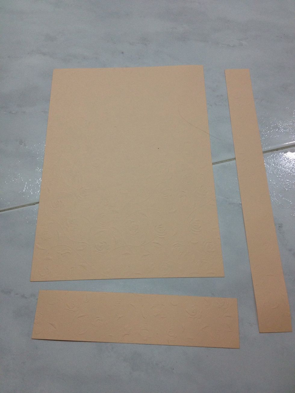 Cut a cardboard according to your frame size, will use this for the background