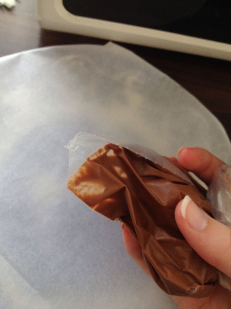 Cut a hole a the tip