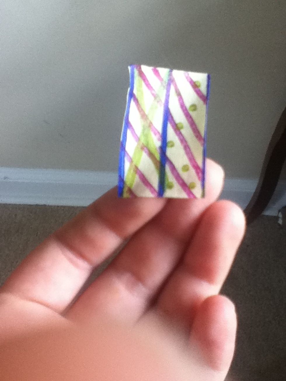 Cut a peice about this big