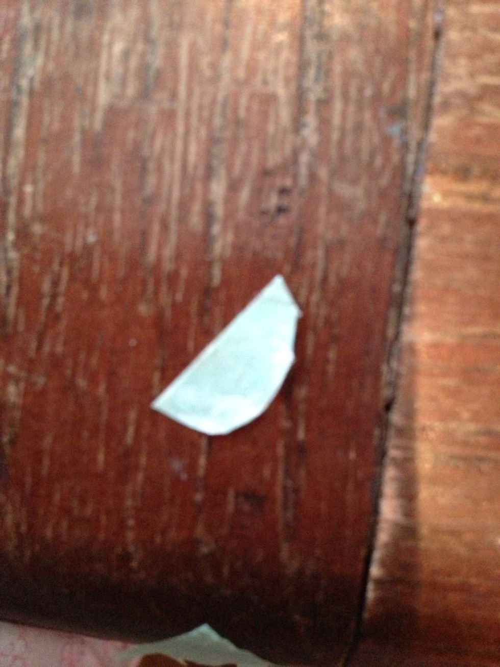 Cut a semi-circle