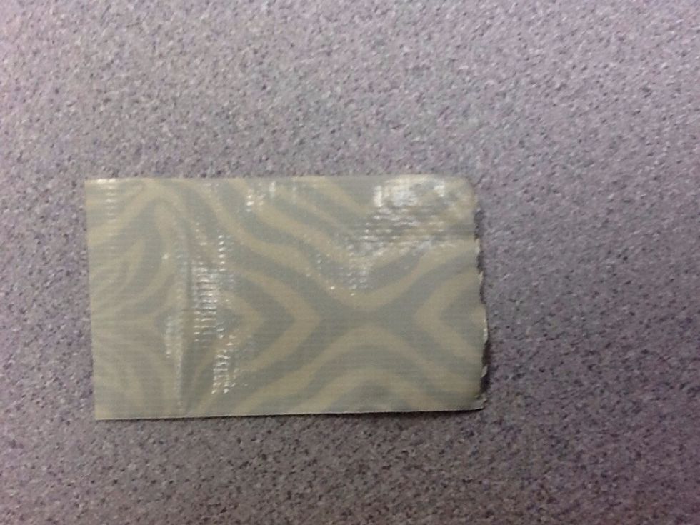 Cut a three to four inch piece of tape \ud83d\ude1d\ud83d\ude1c\ud83d\ude33