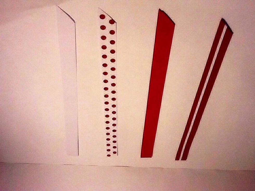 Cut a triangel of the bottom of each so you get a sharp end this step is very important !