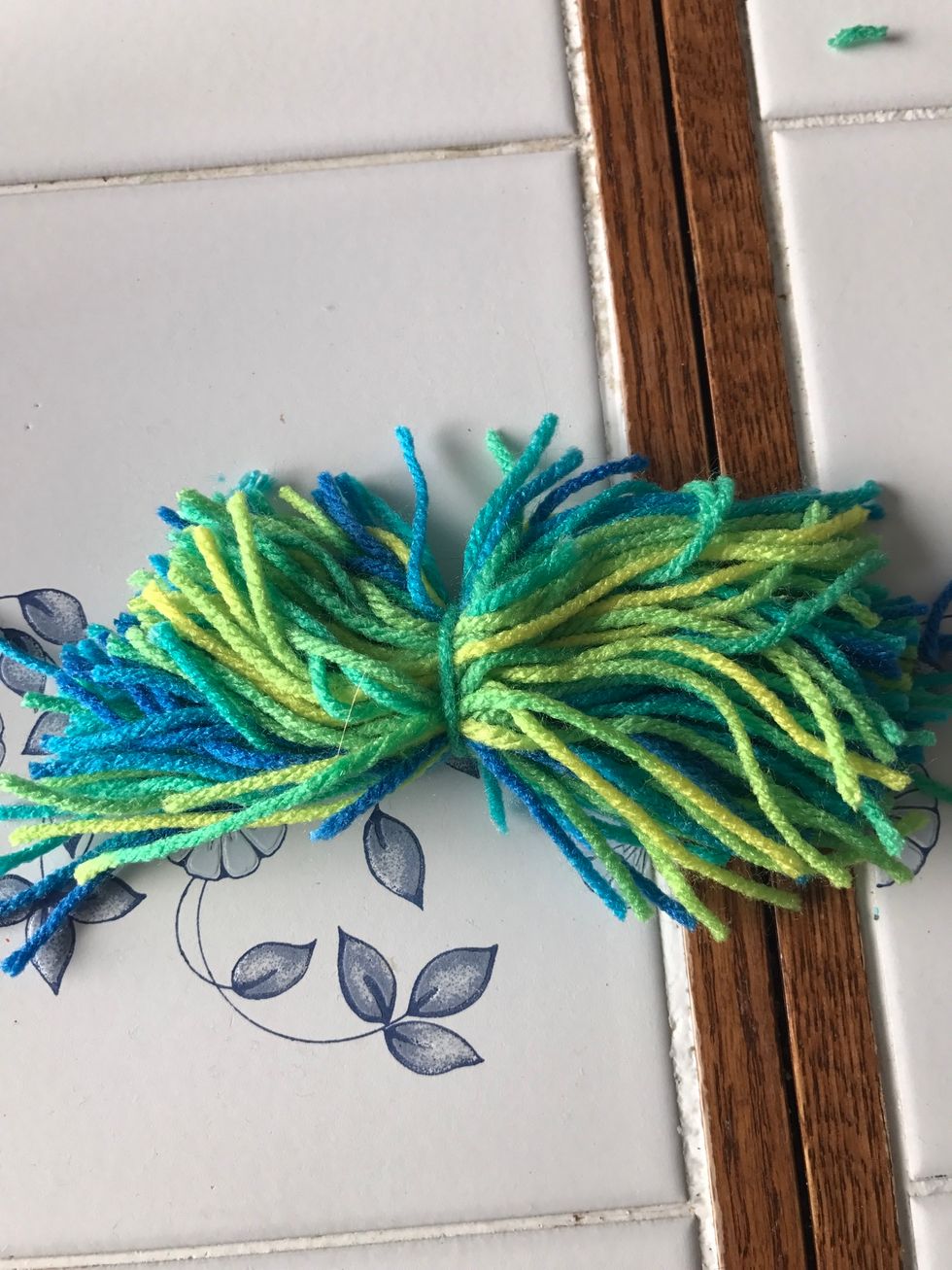 Cut all the loops off and it should look somewhat like this