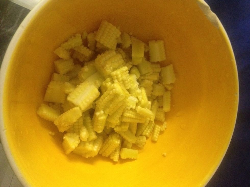 Cut all the vegetables into small peices