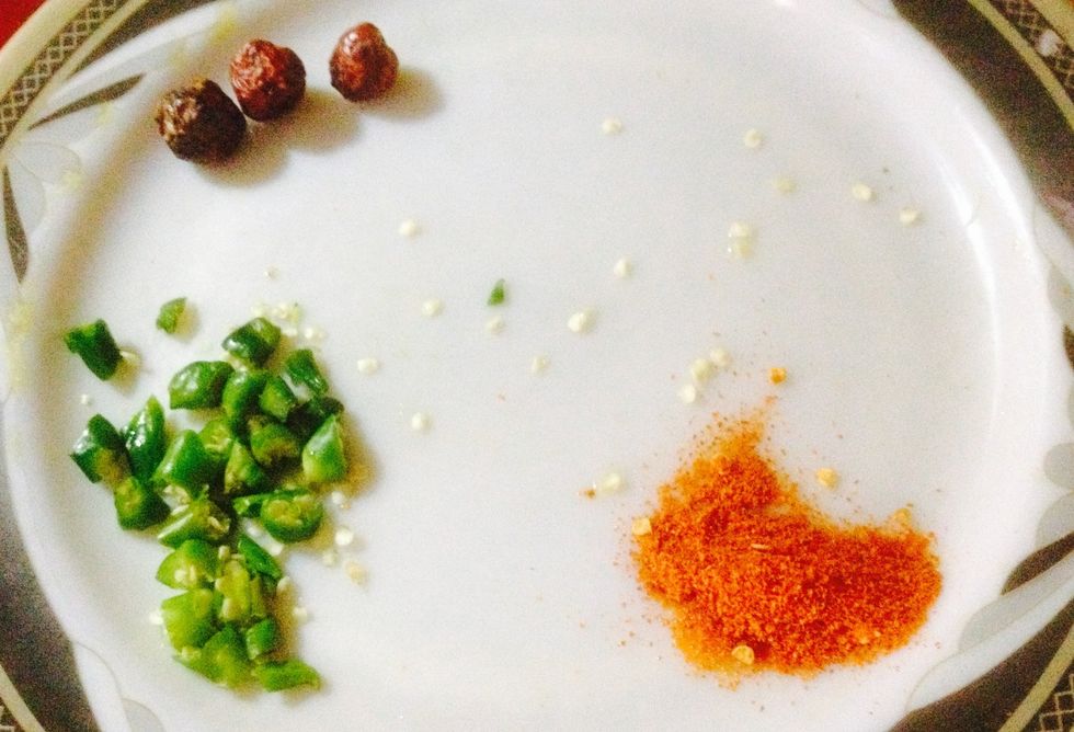 Cut all your peppers and jalape\u00f1o and add them in the pan