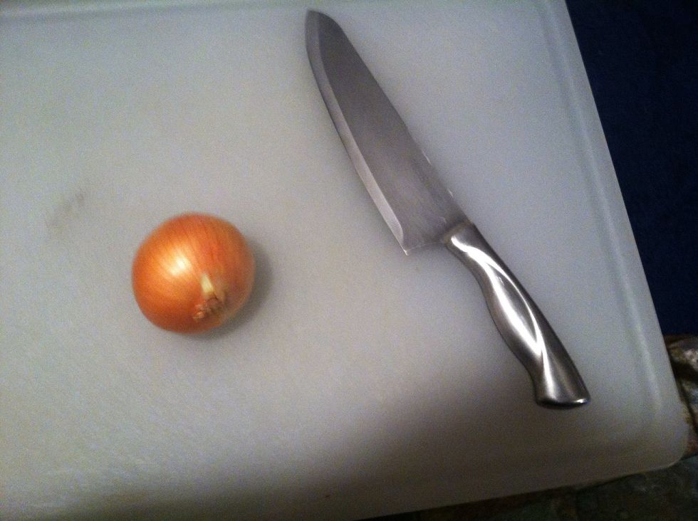 Cut an onion