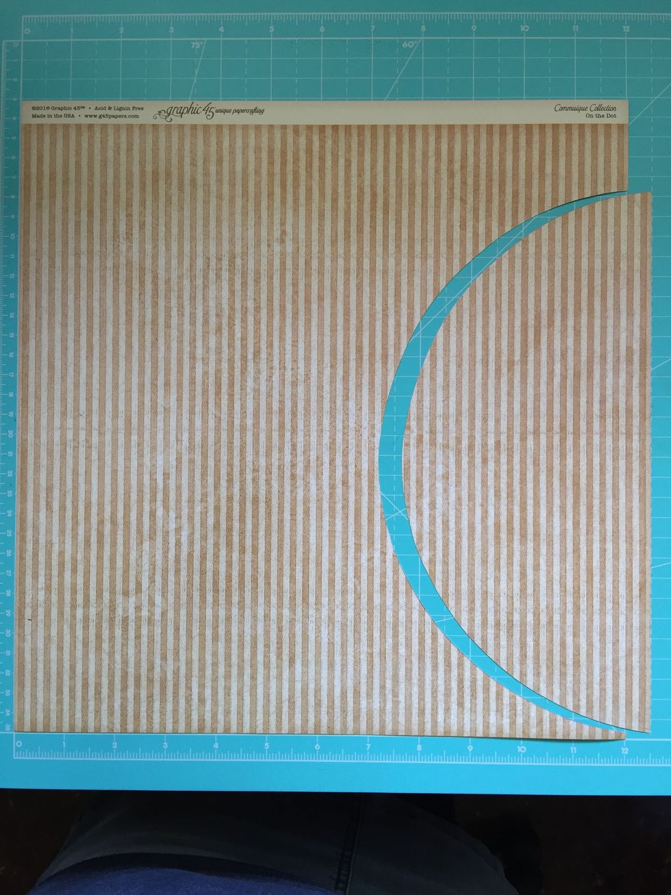 Cut another paper as shown.