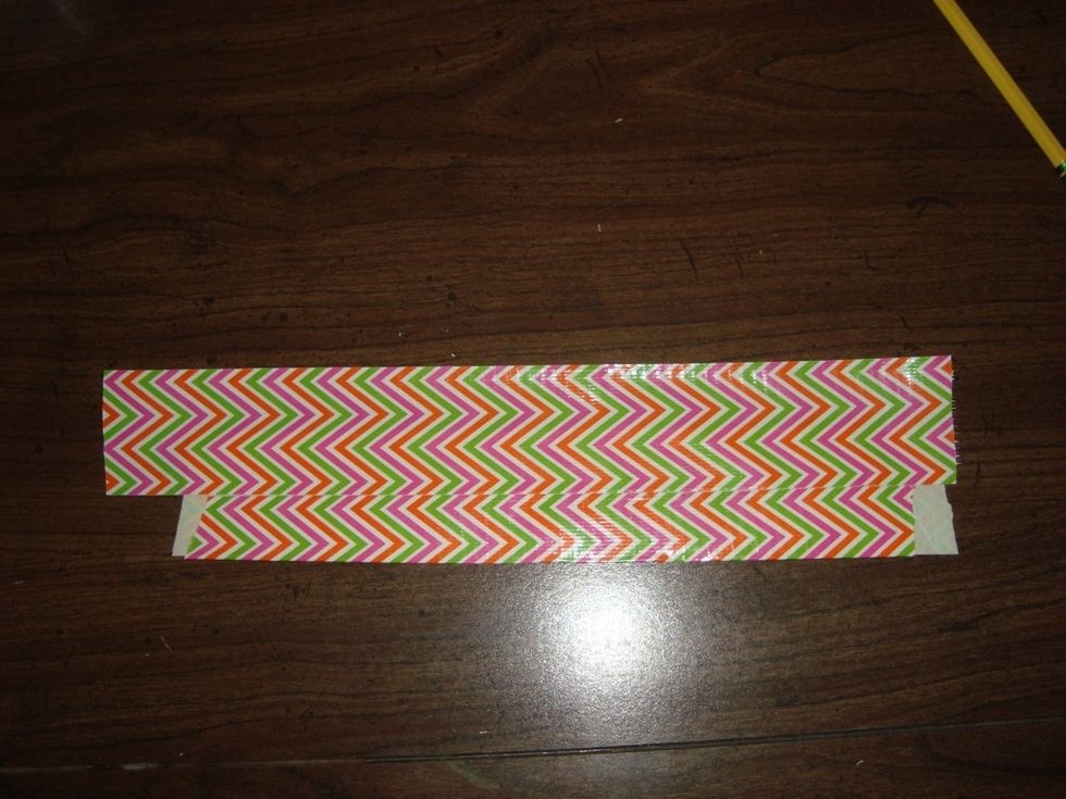 Cut another piece, and cover the sticky side!