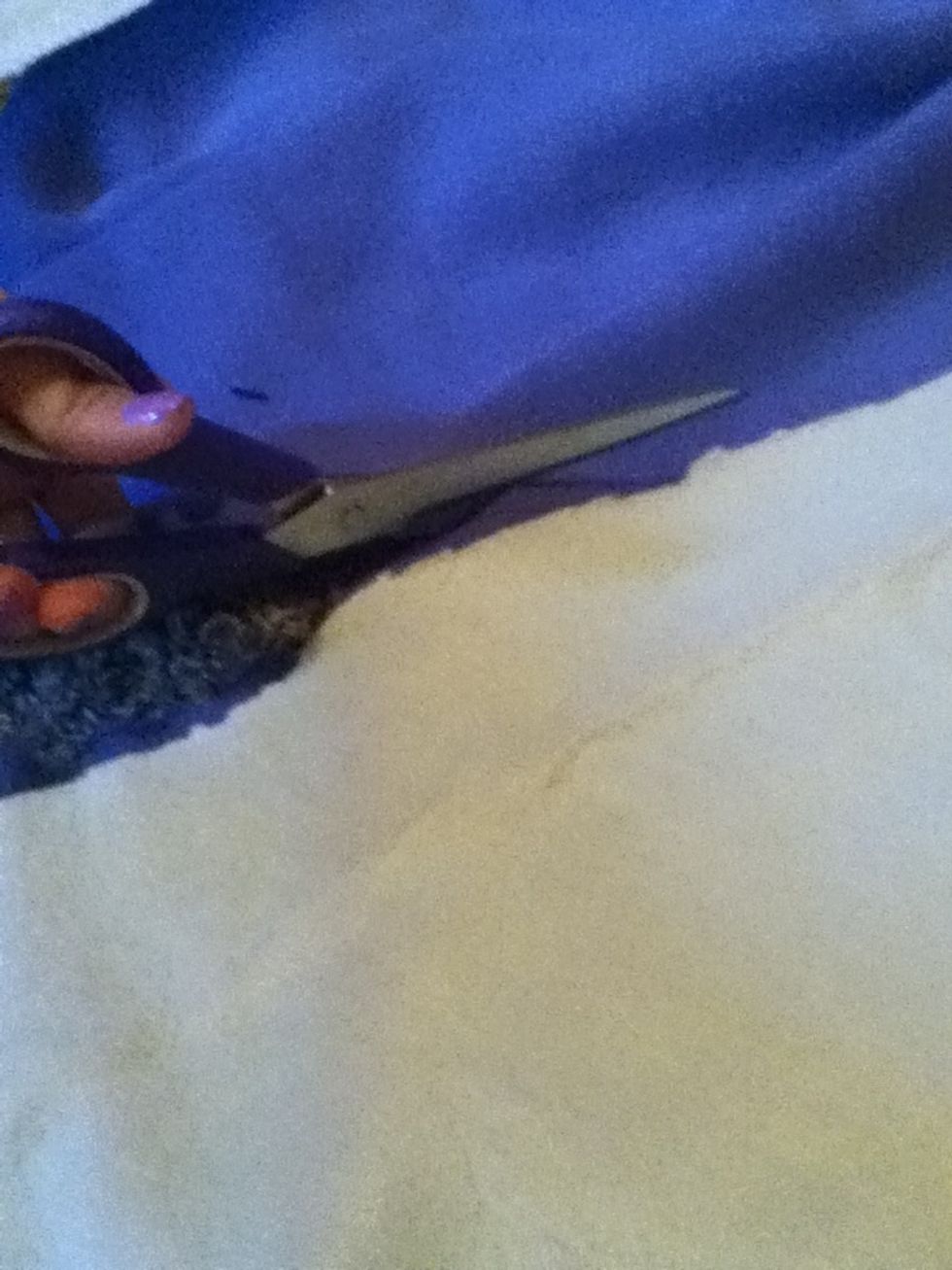 Cut around it