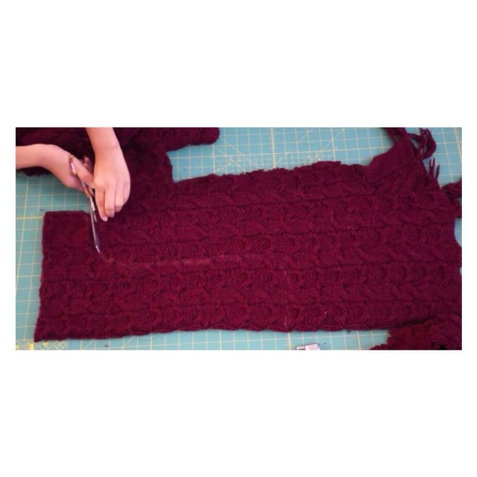 Cut around your desired shape