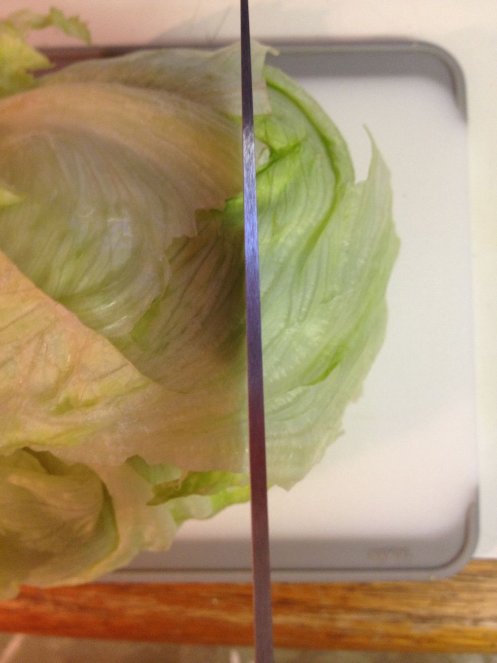 Cut as much lettuce as you like.