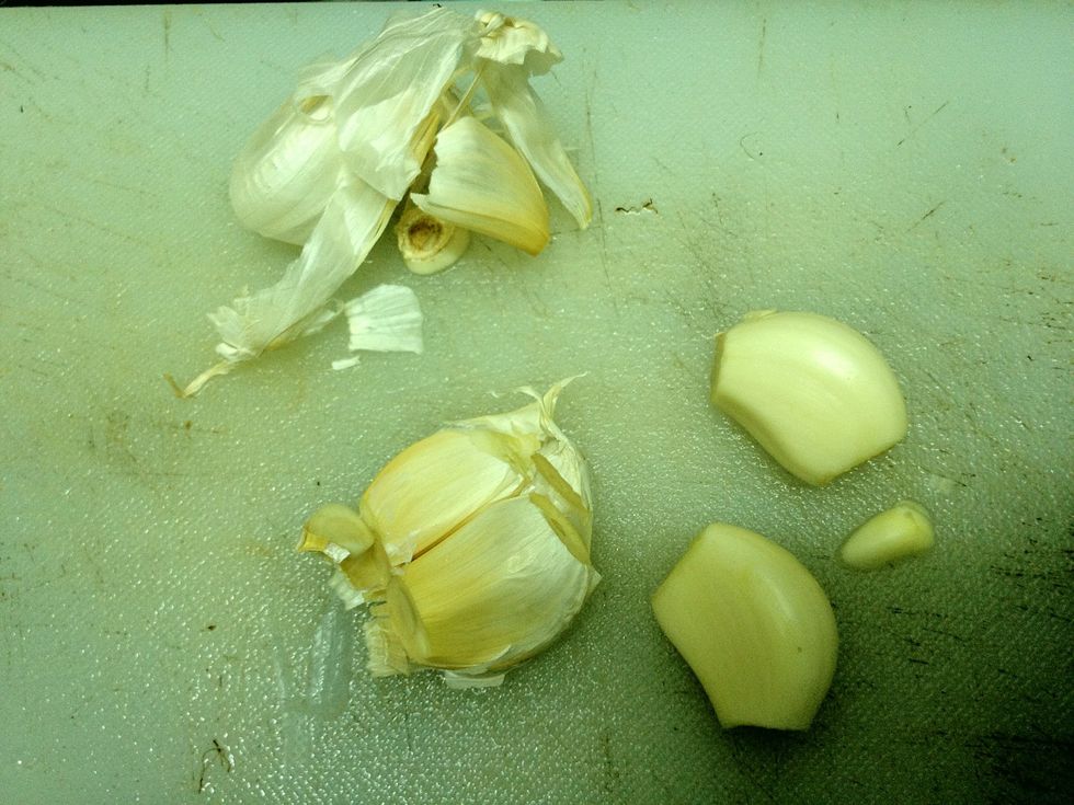 Cut both ends to peel easily.