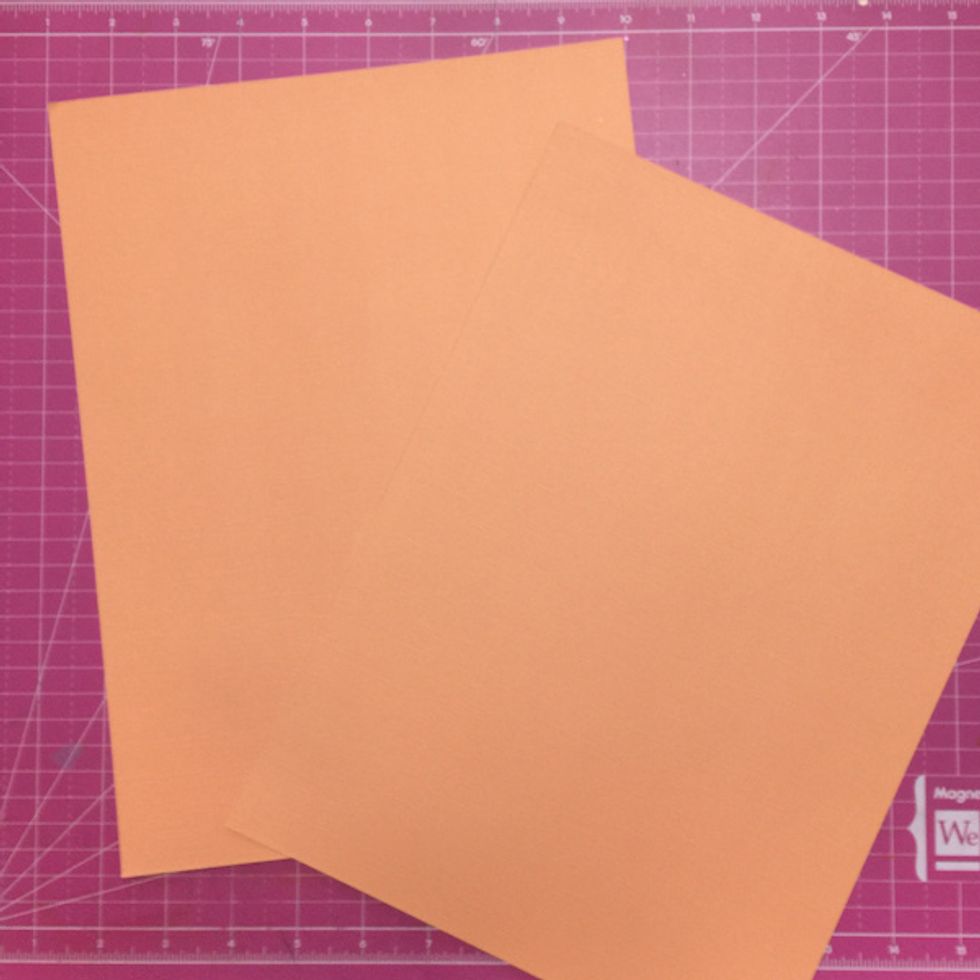 Cut Core-dinations Cardstock colors sweet apricot 2 sheets of 7 1/2'x11'
