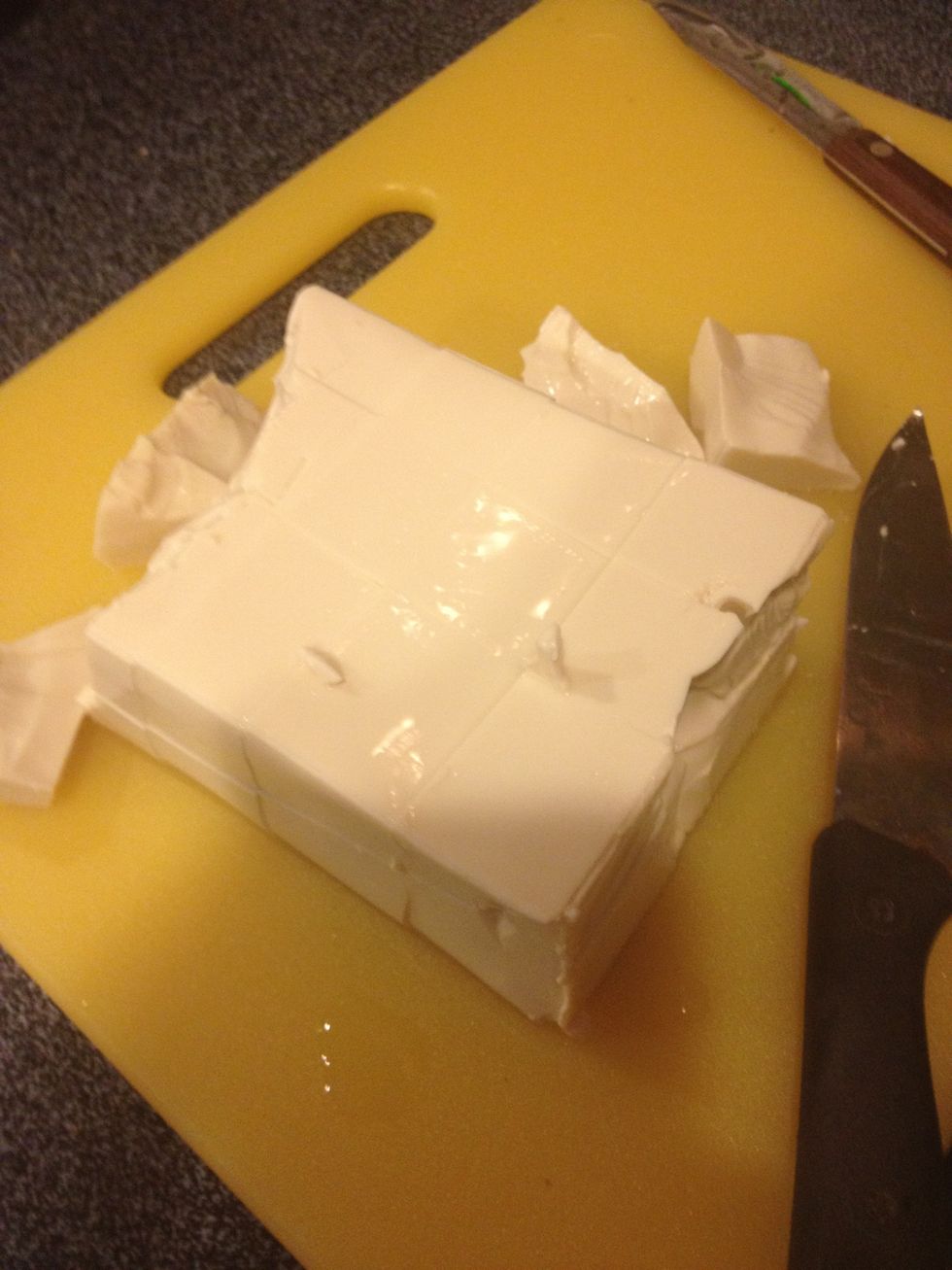 Cut/cube the tofu