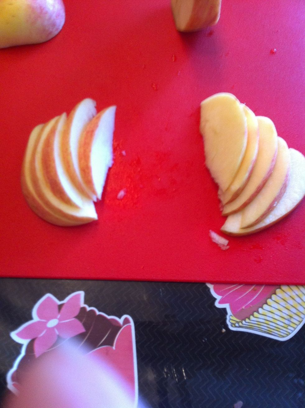 Cut each one in five pieces