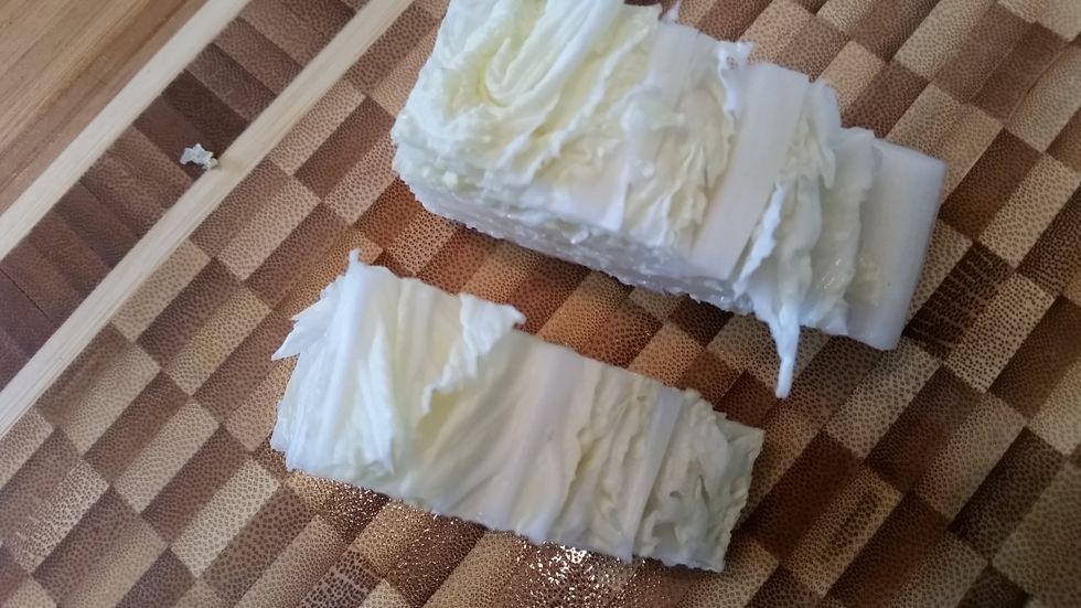 Cut each quarter crosswise into 2-inch-wide strips