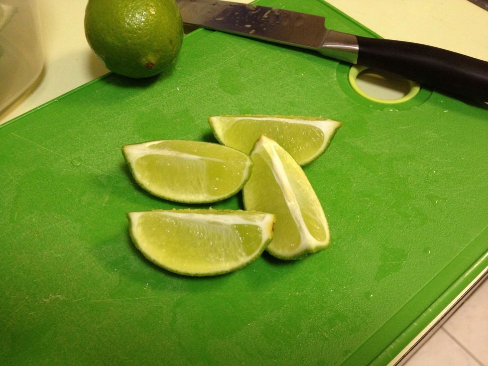 Cut each wedge in half again until you have four equally sized pieces. We love citrus, but you can cut wedges in half again for a smaller version. You can also slice the fruit for drink rim garnishes.