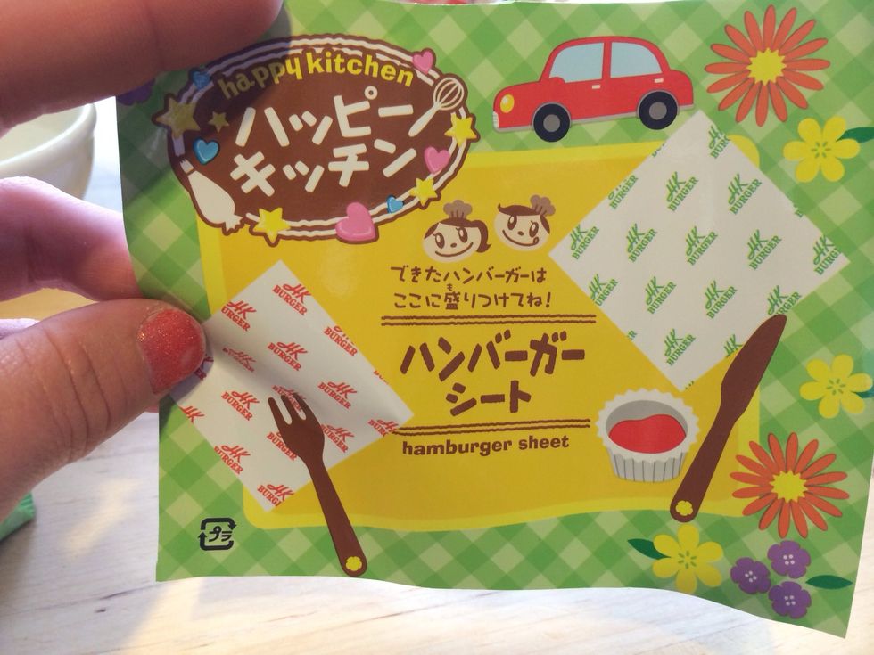 Cut Front of Package to use as Placemat