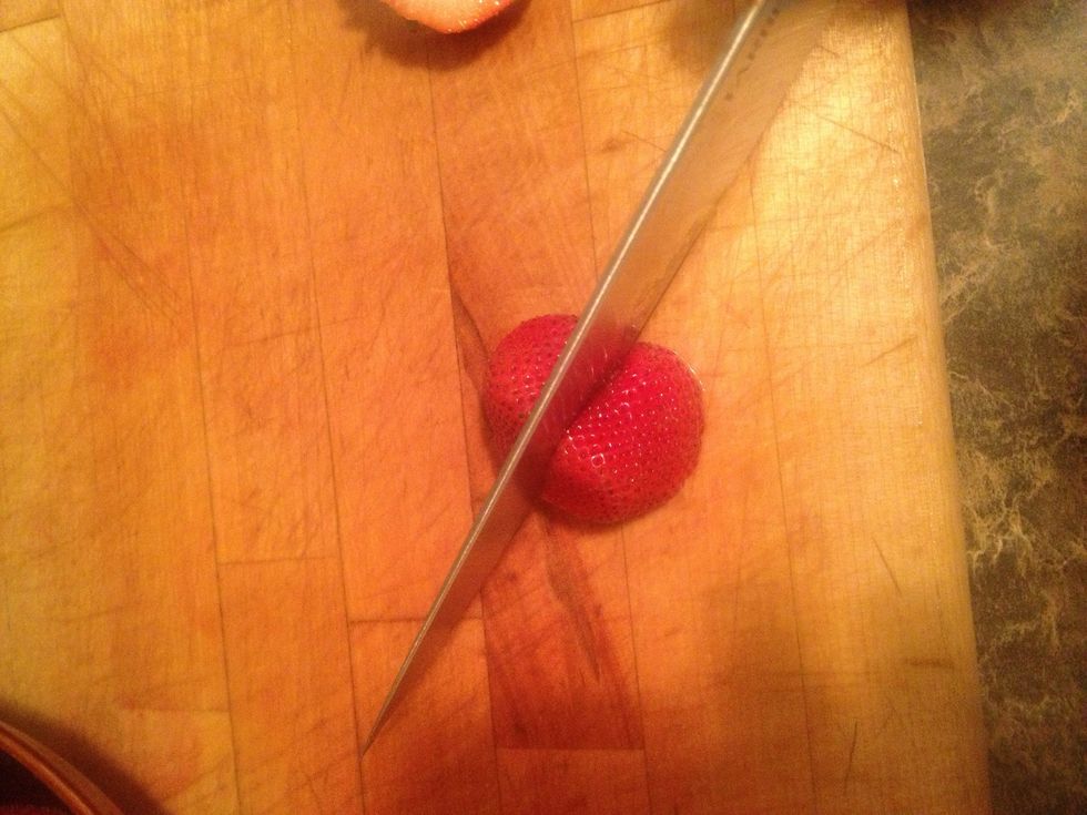 Cut in half...