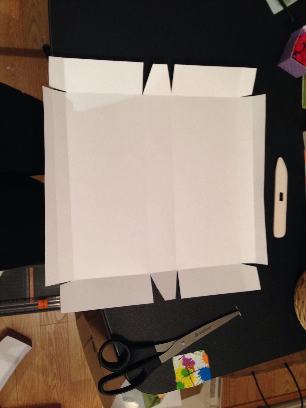 Cut in these areas and notch in to make a more professional look