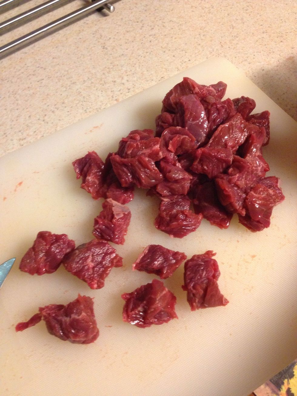 Cut in to small pieces