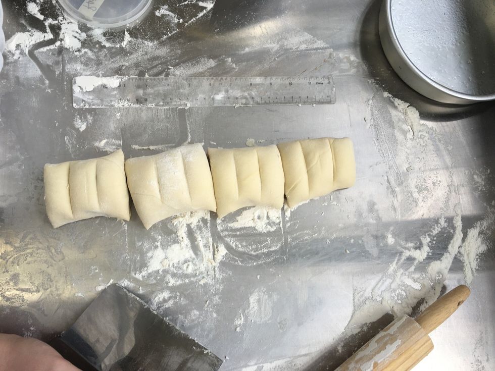 Cut into 12 equal pieces.