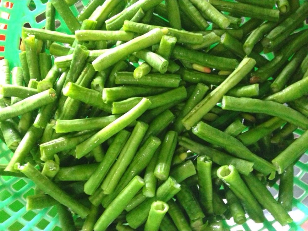 Cut into 2-2.5 cm long