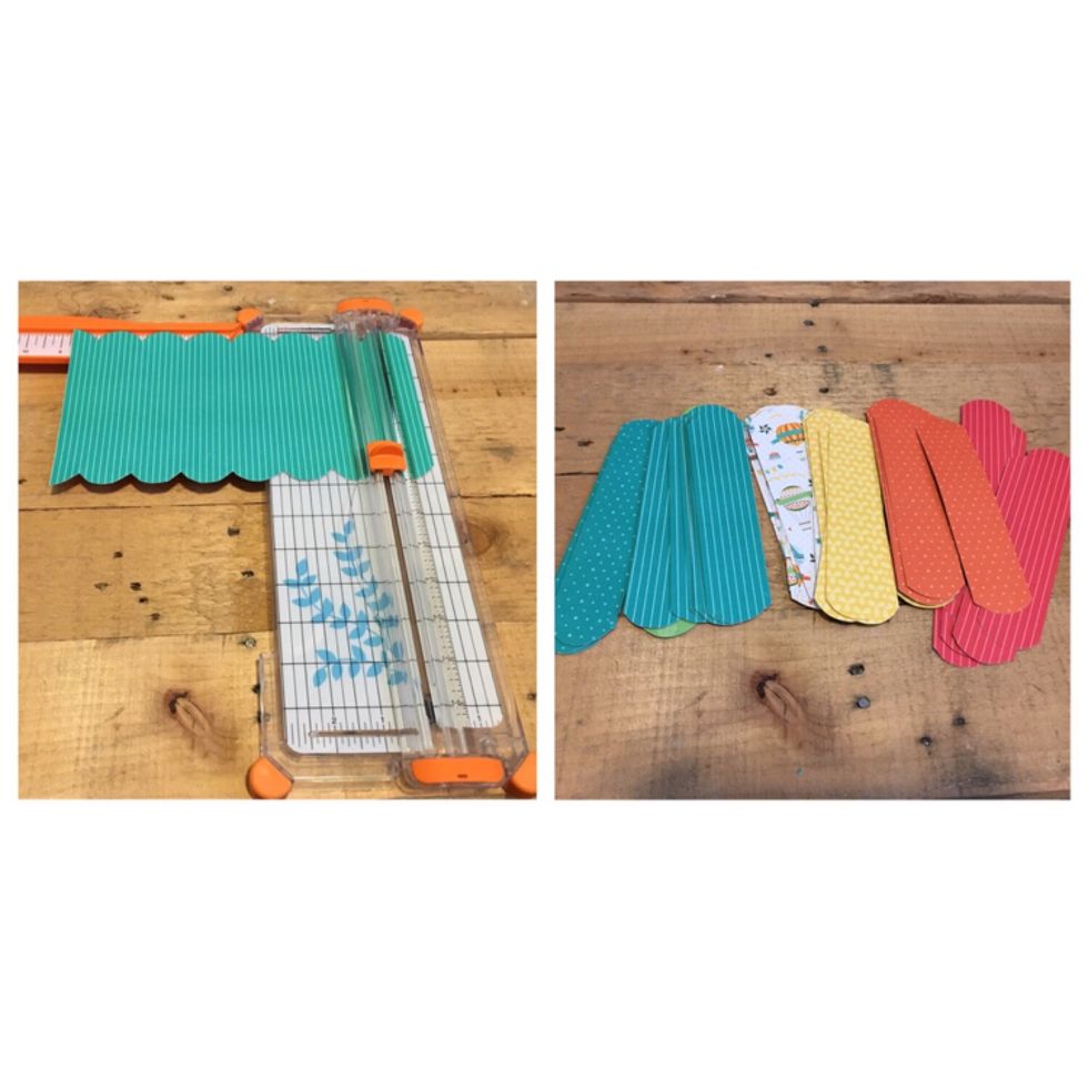 Cut into individual strips