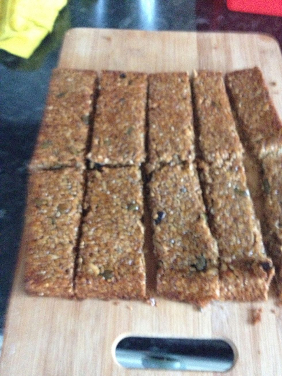 Cut into slices . I did 10.
