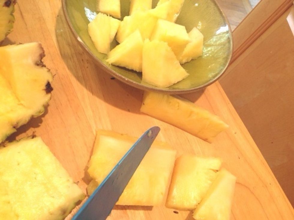 Cut into small chunks. Eat plain, sprinkled lightly with sea salt, or enjoy grown folk style (see my tequila syrup recipe). Now, back to the business of smooth skin...