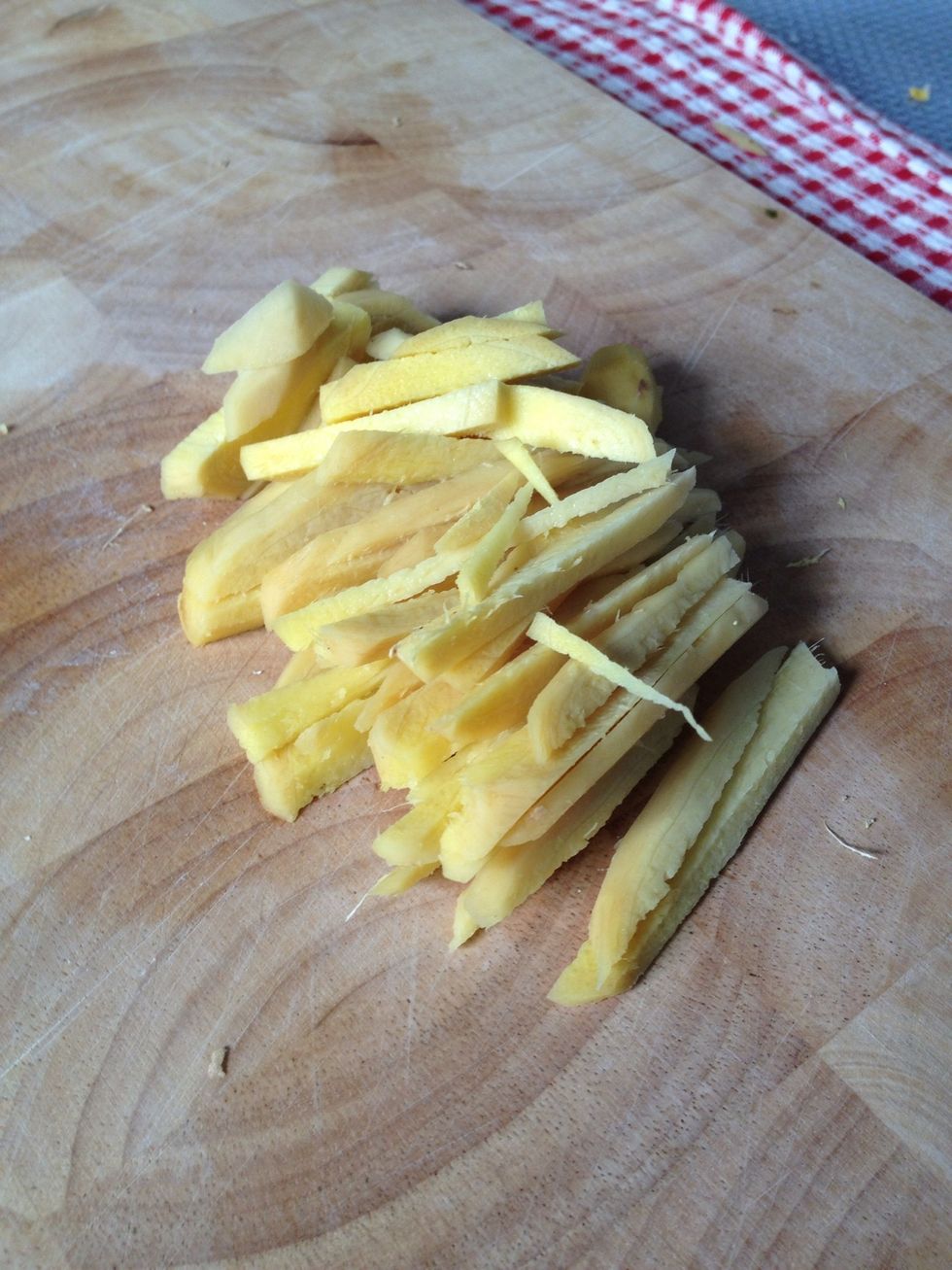 cut into strips