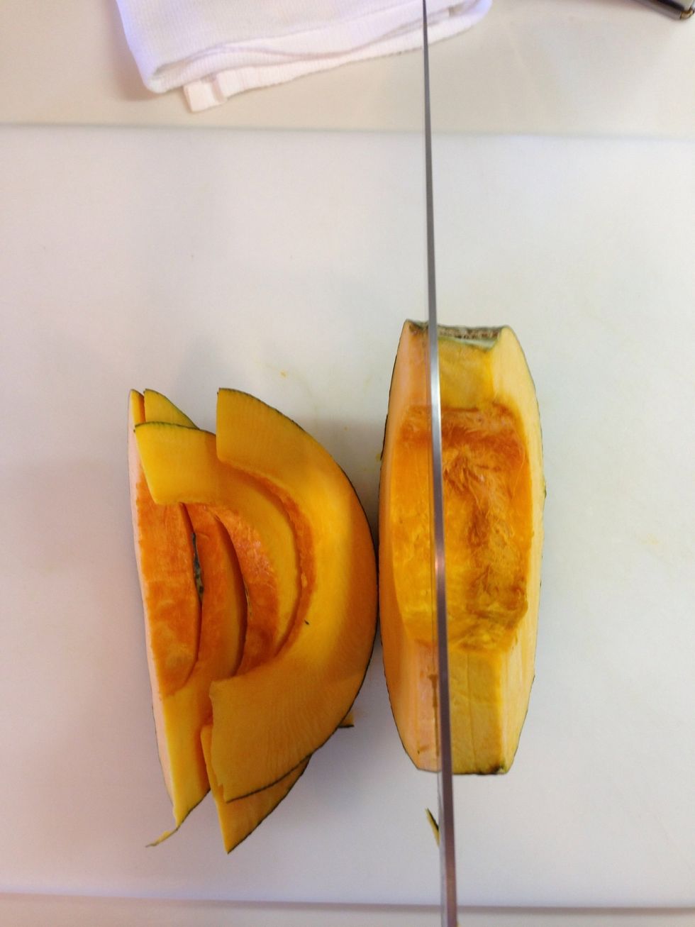 Cut into thin slices