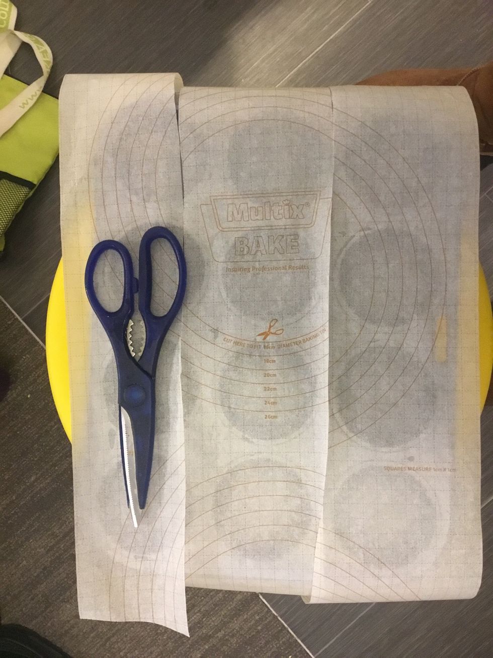 Cut into three strips
