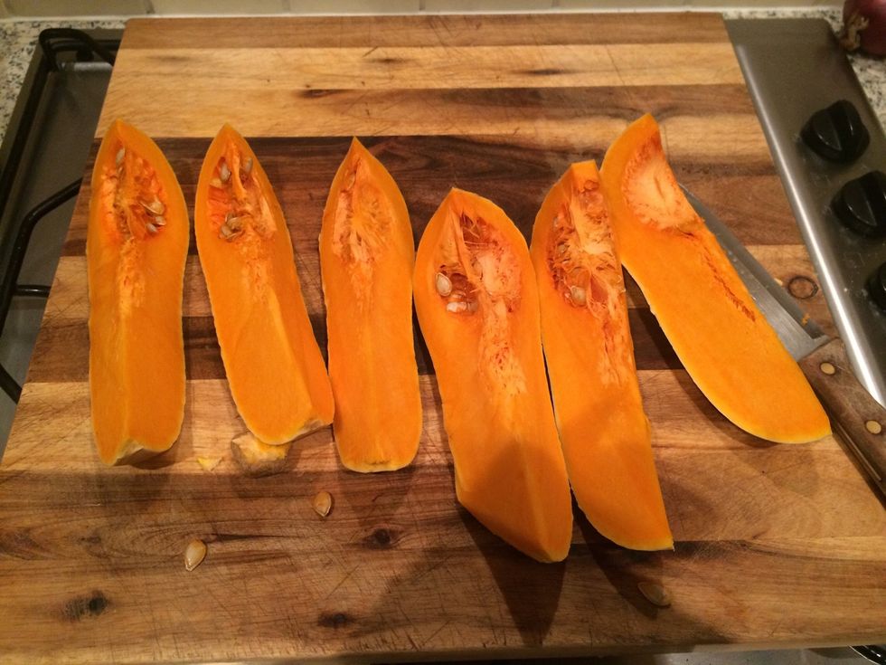 Cut into wedges