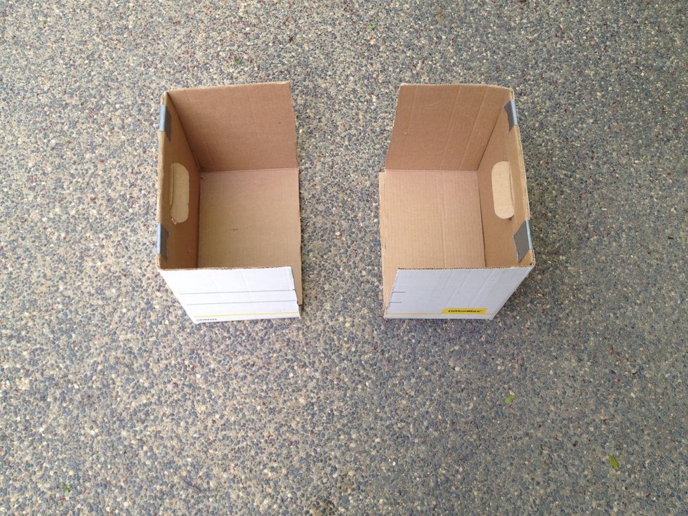 Cut it in half along with the lid.