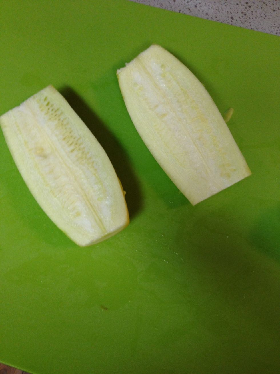 Cut it in half