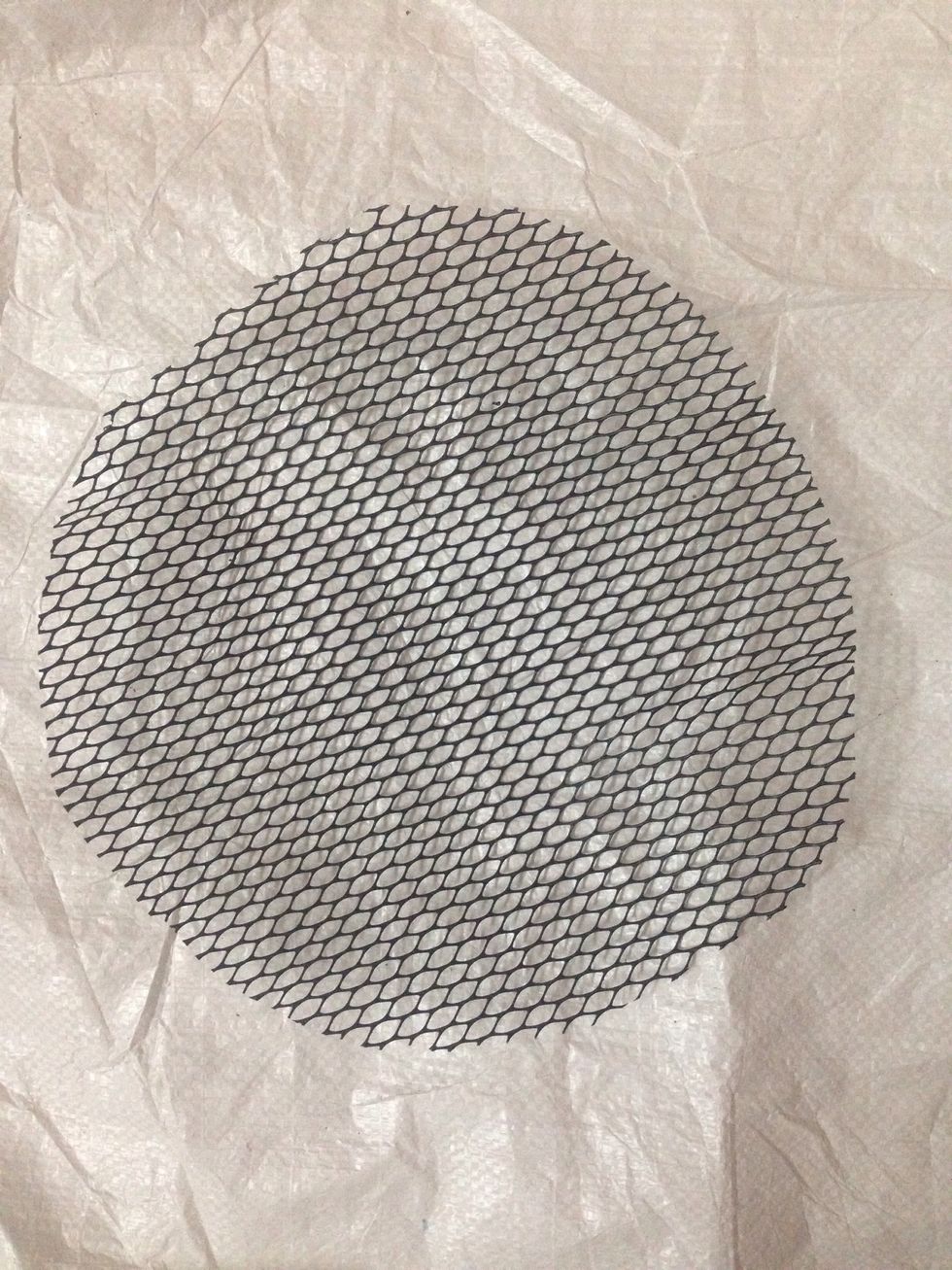 Cut it in to a circle