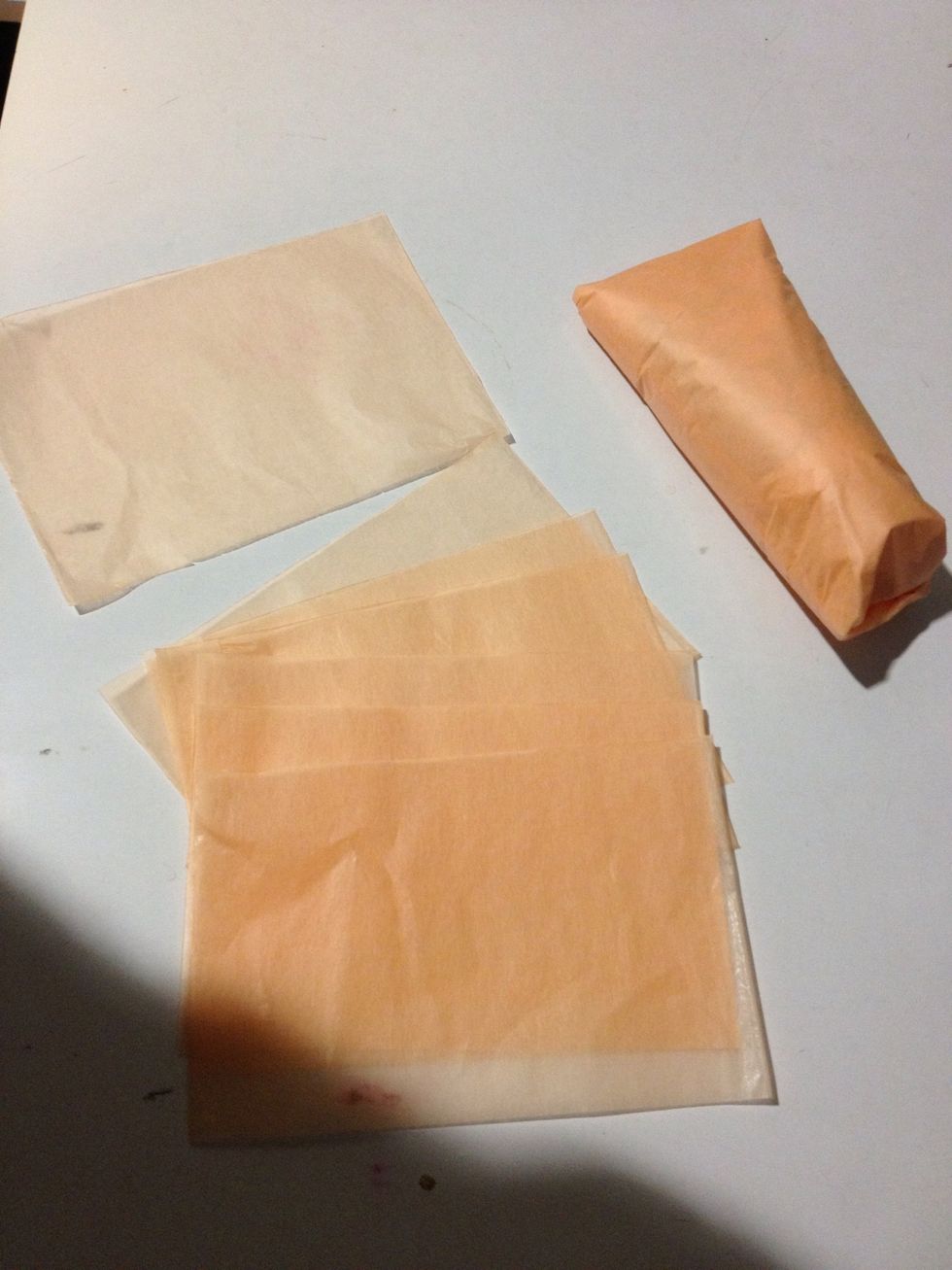 Cut it individually, see how transparent the paper