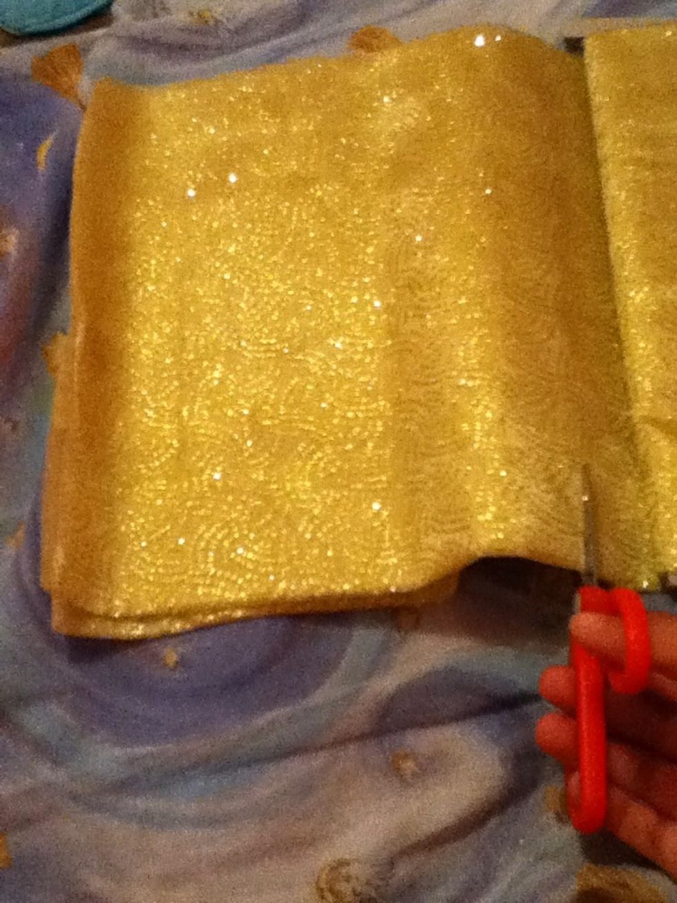 Cut it into a square. Any size( depends on how big you want it)