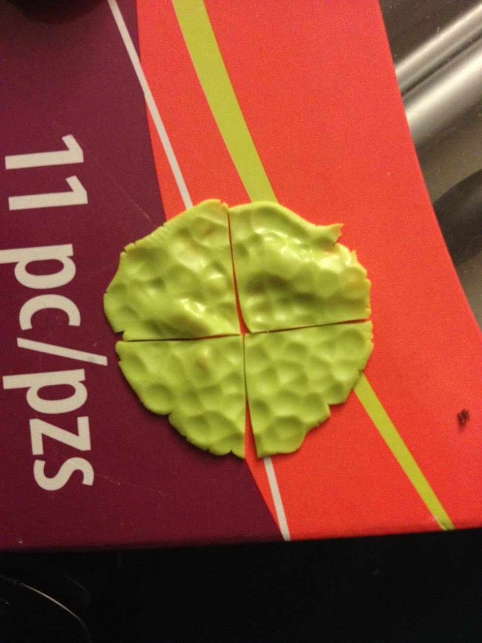 Cut it into pieces.